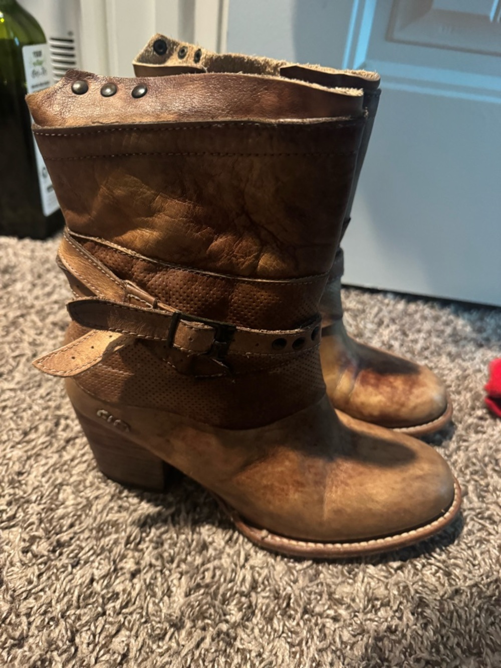 Bed Stu Women's Rowdy Leather Booties 8.5 - Picture 3 of 6
